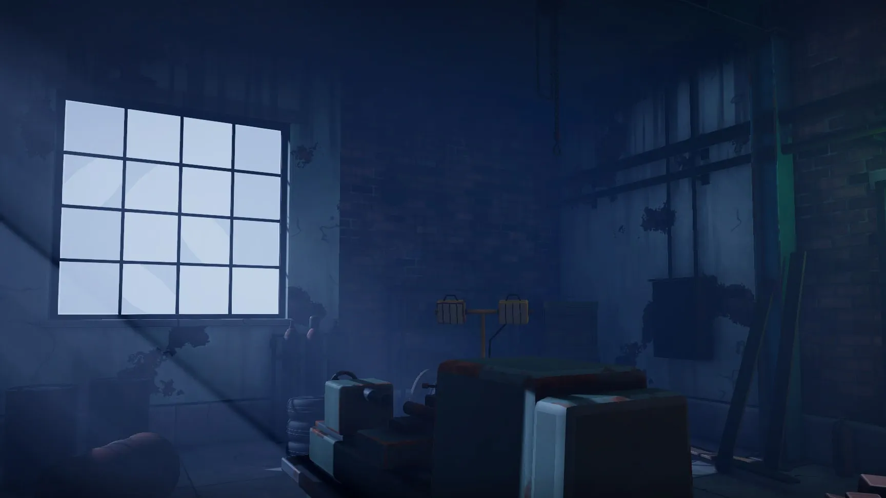 Volumetric light shafts through the windows (URP)