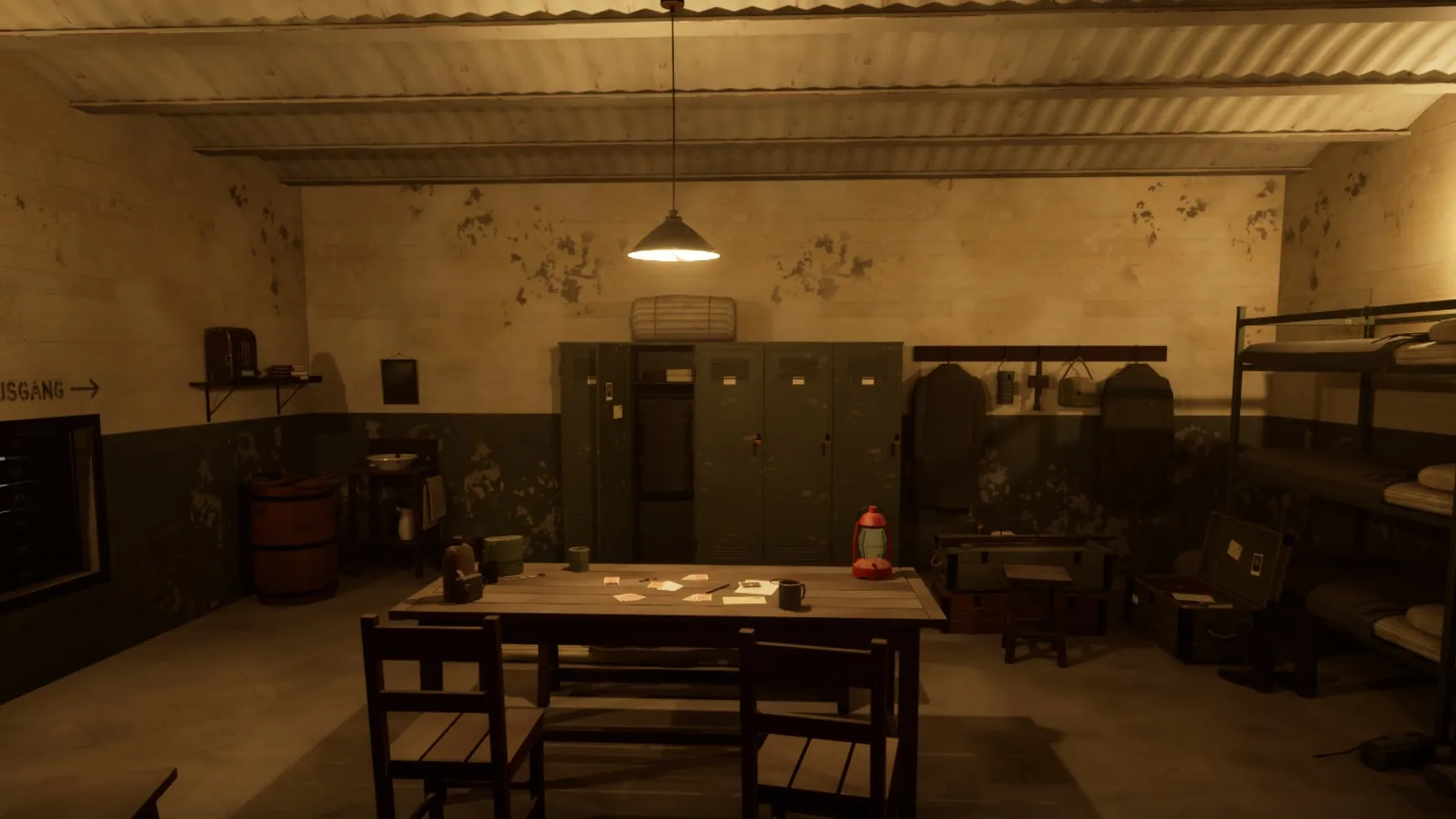 The crew quarters