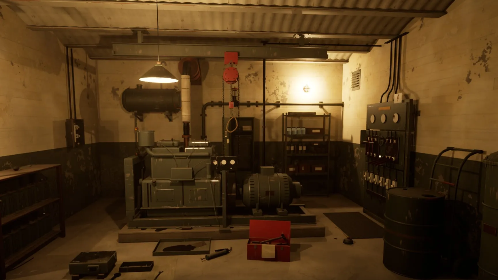 The machine room